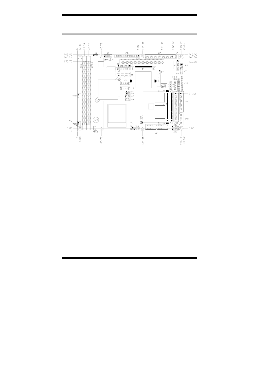 Board dimensions | Intel AR-B1760 User Manual | Page 8 / 68