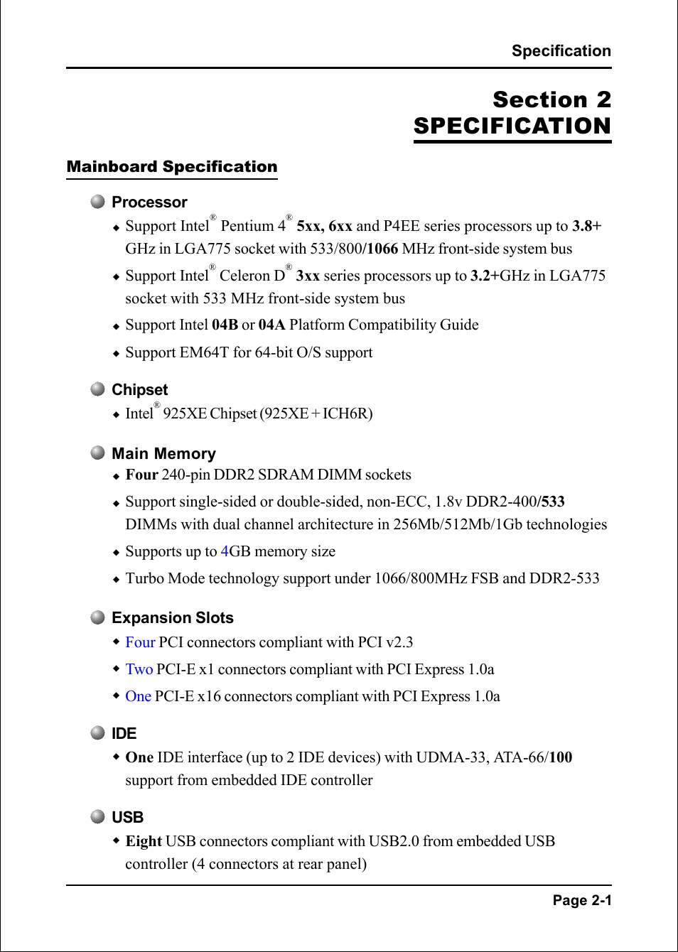 Intel I925XE User Manual | Page 13 / 82