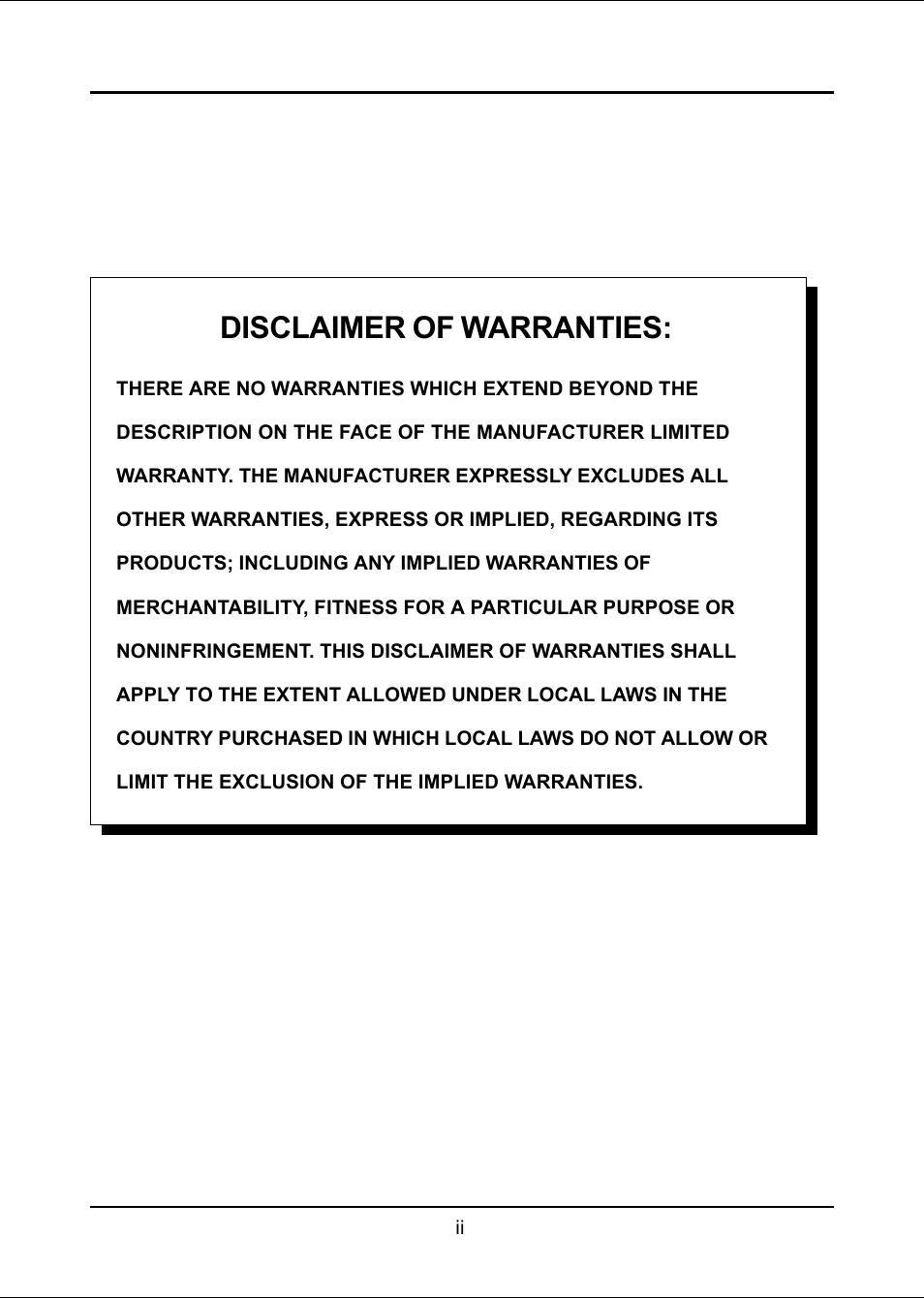 Disclaimer of warranties | Intel I925XE User Manual | Page 2 / 82