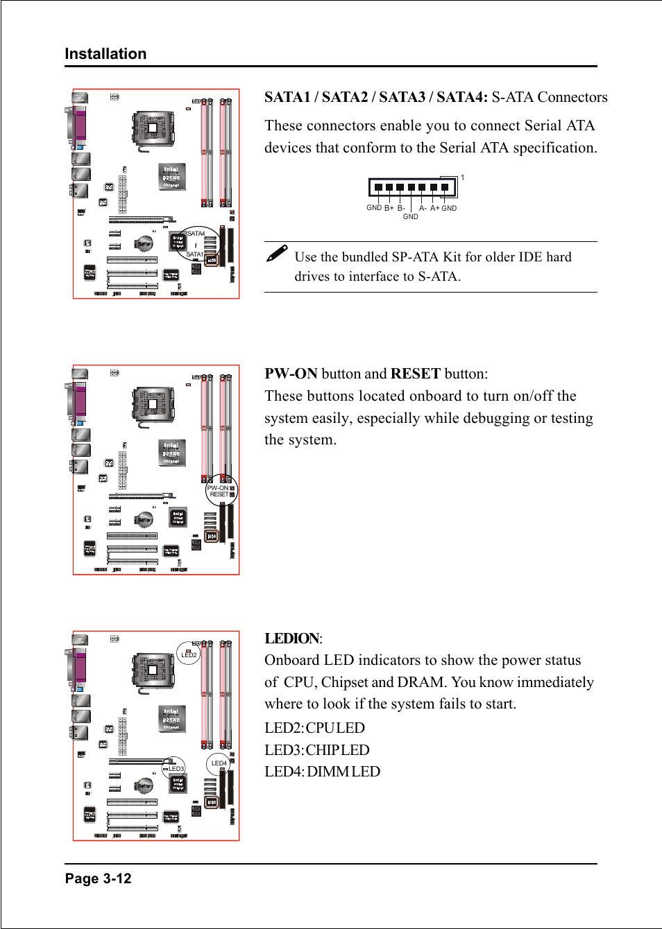 Installation | Intel I925XE User Manual | Page 28 / 82