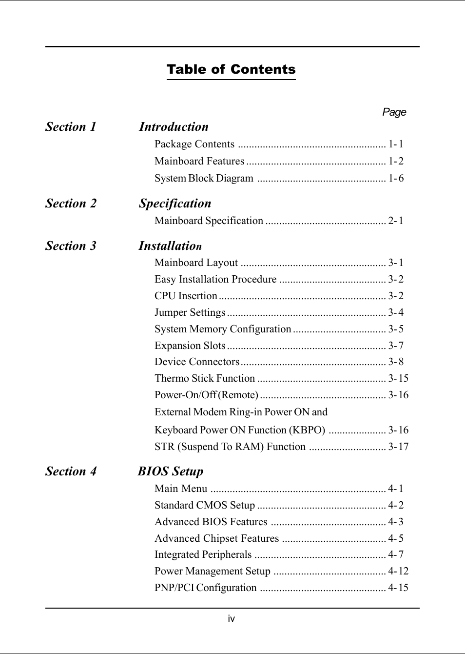 Intel I925XE User Manual | Page 4 / 82