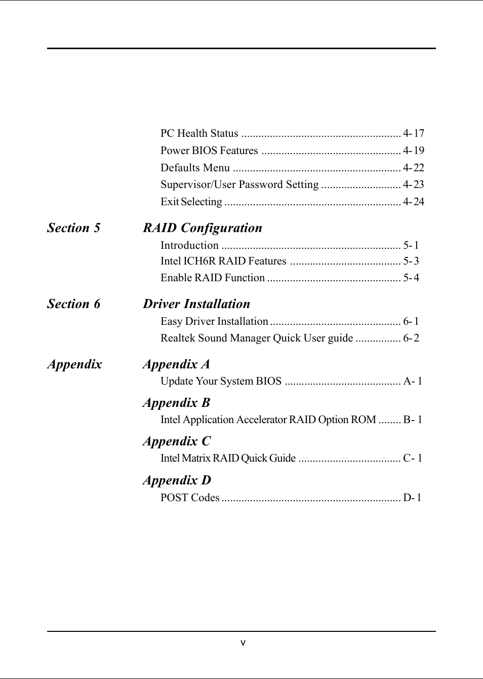 Intel I925XE User Manual | Page 5 / 82