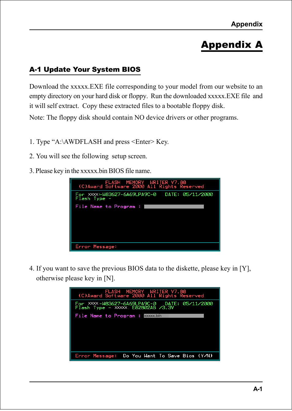 Appendix a | Intel I925XE User Manual | Page 71 / 82