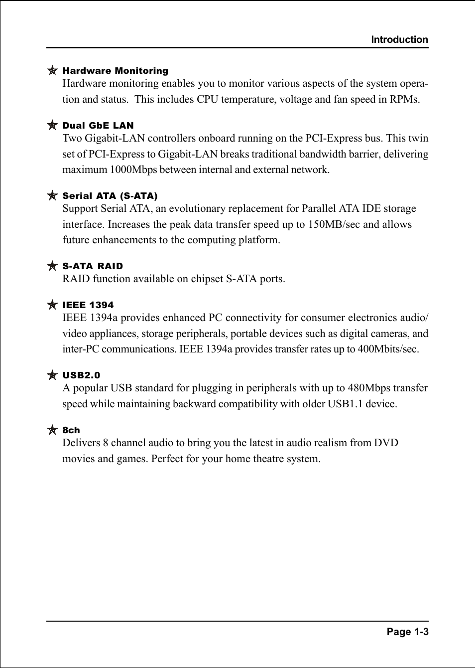 Intel I925XE User Manual | Page 9 / 82