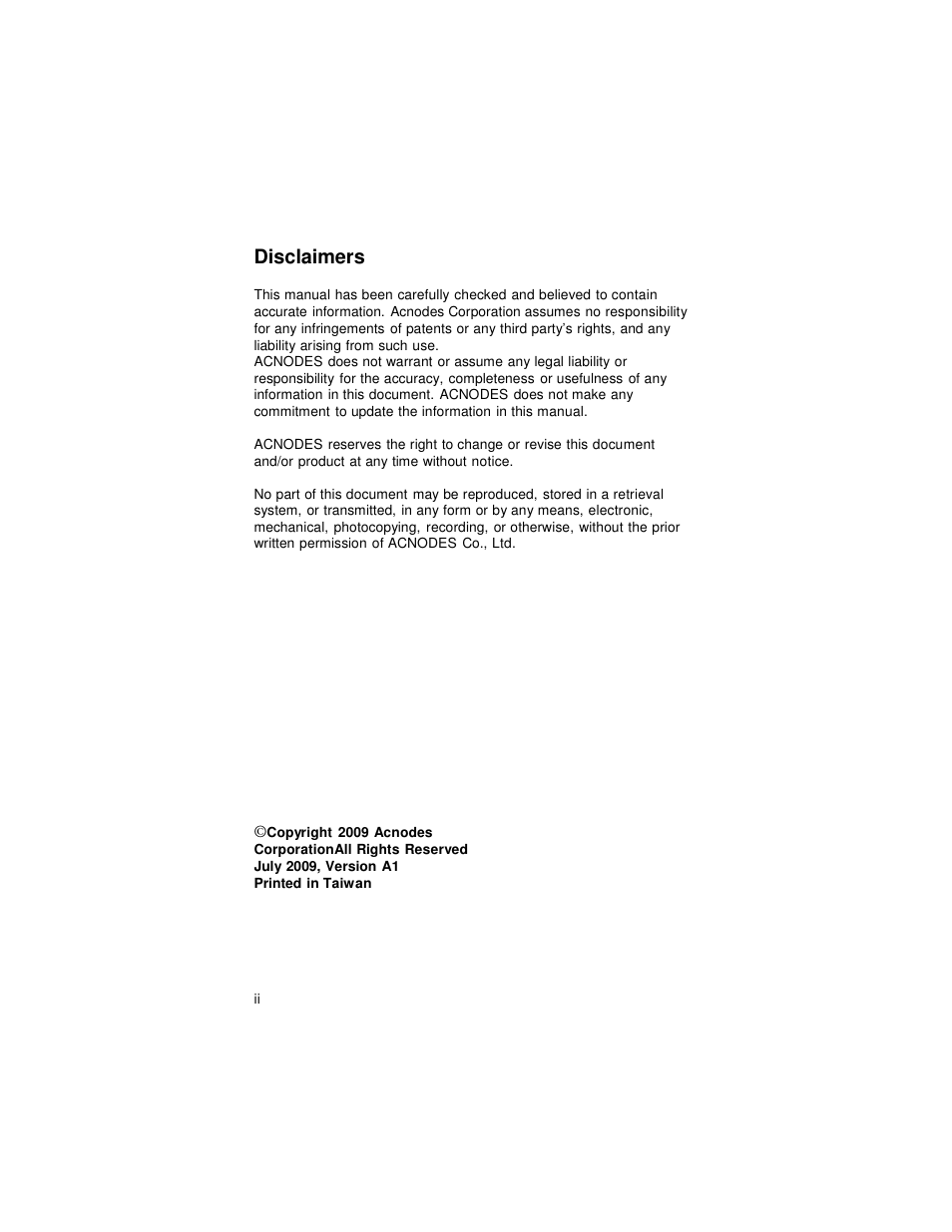 Disclaimers | Intel FPC 5084 User Manual | Page 2 / 73
