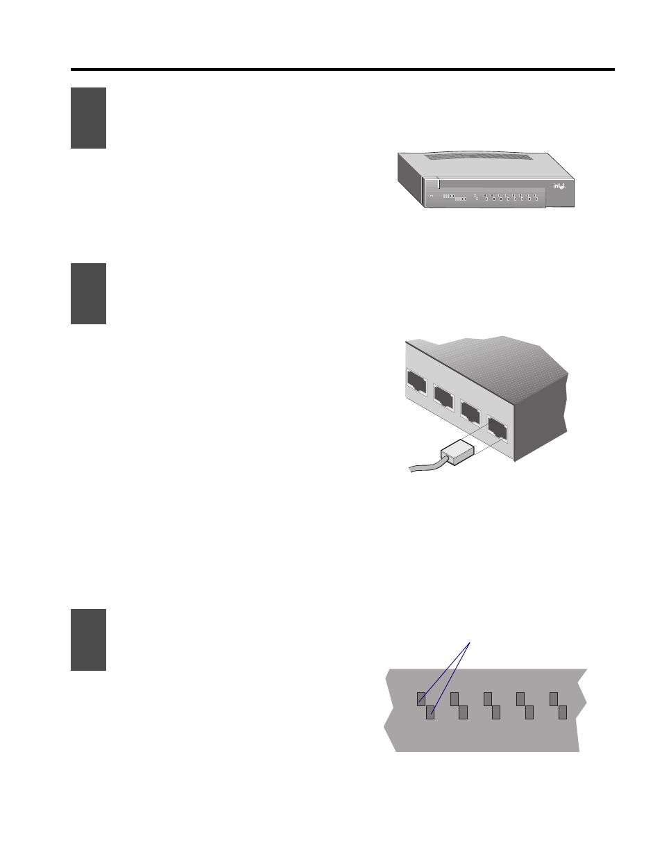 Quick start, Install the hub, Connect devices to the hub | Check for links | Intel 130T User Manual | Page 3 / 18