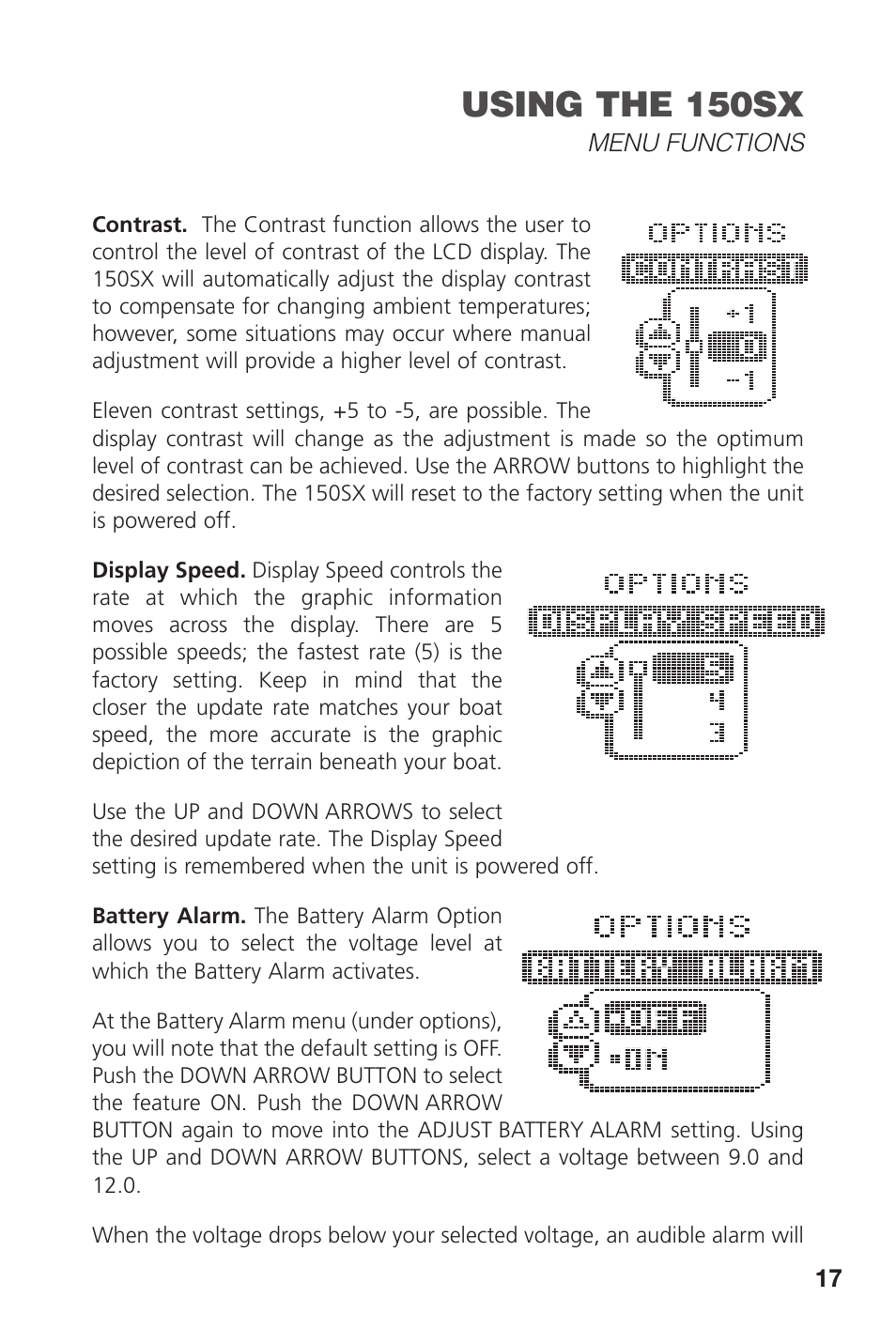 Using the 150sx | Intel 150SX User Manual | Page 19 / 36