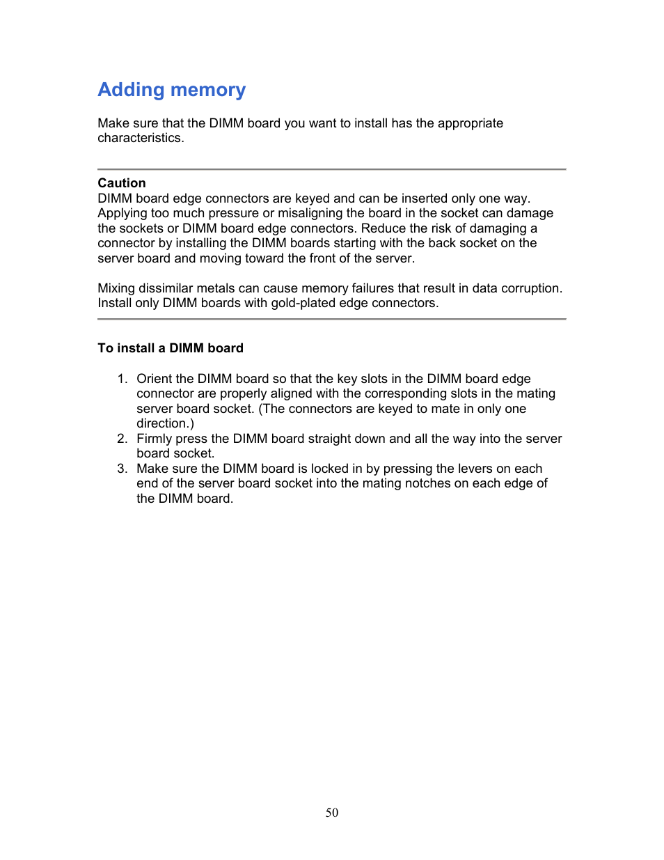 Intel 1300 User Manual | Page 50 / 77