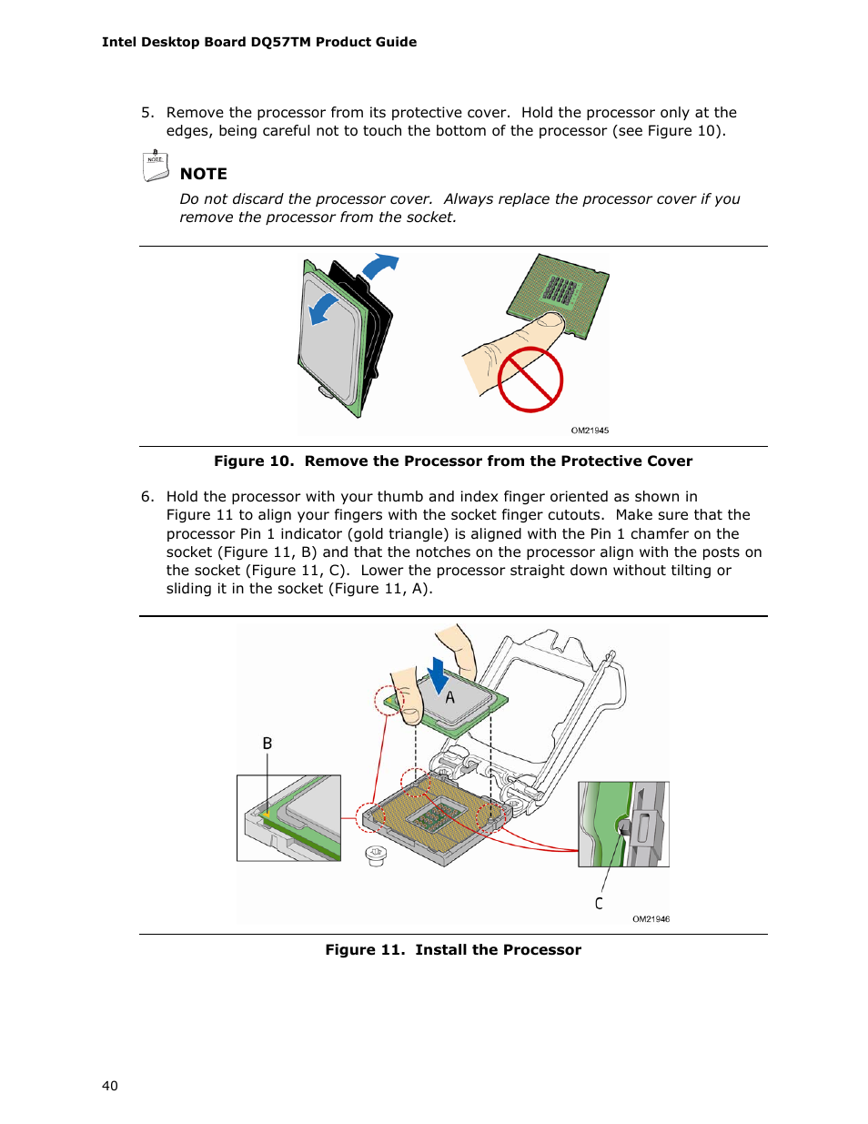 Intel DQ57TM User Manual | Page 40 / 88