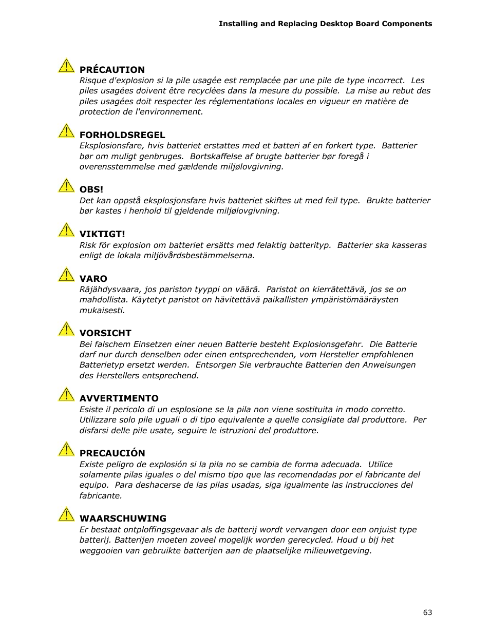 Intel DQ57TM User Manual | Page 63 / 88