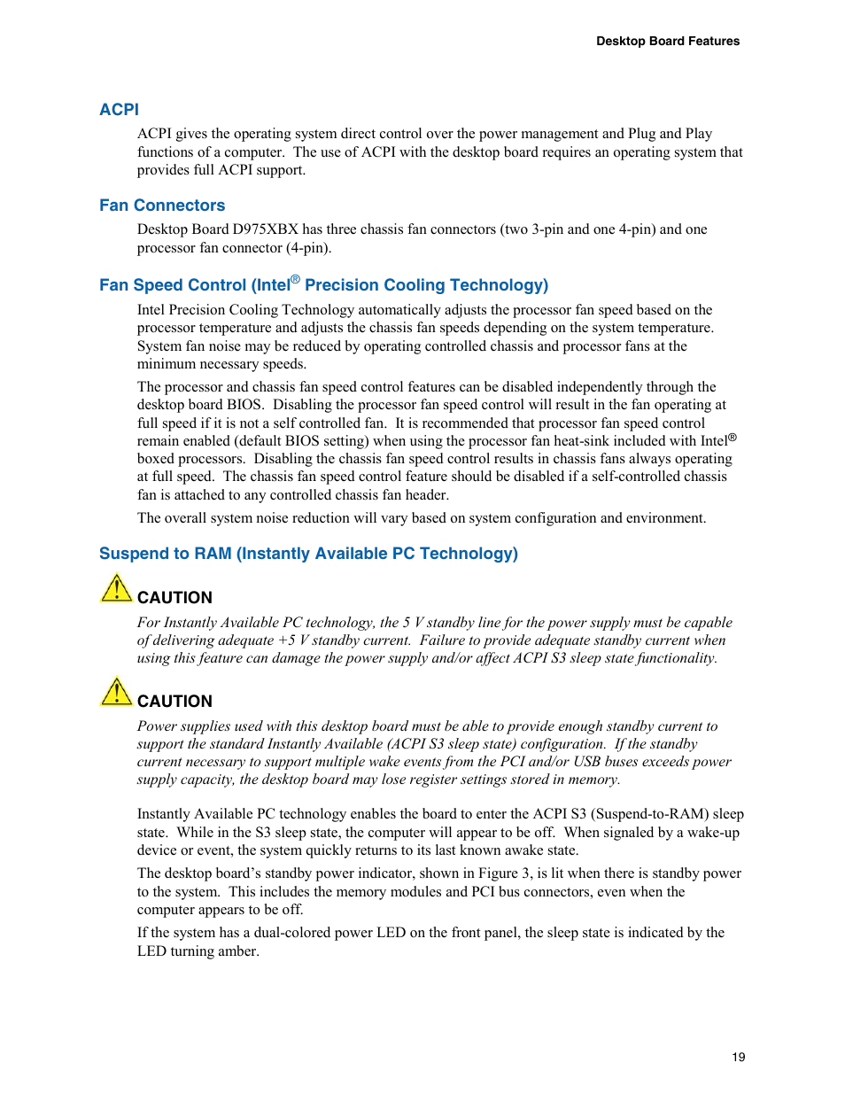 Intel D975XBX User Manual | Page 19 / 78