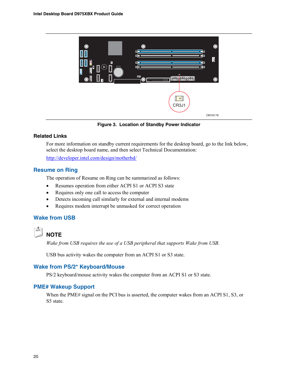 Intel D975XBX User Manual | Page 20 / 78