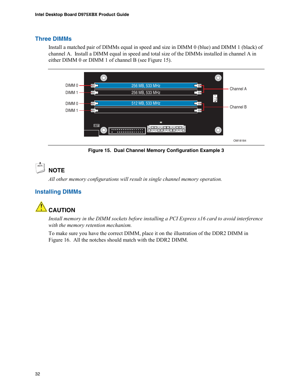 Intel D975XBX User Manual | Page 32 / 78