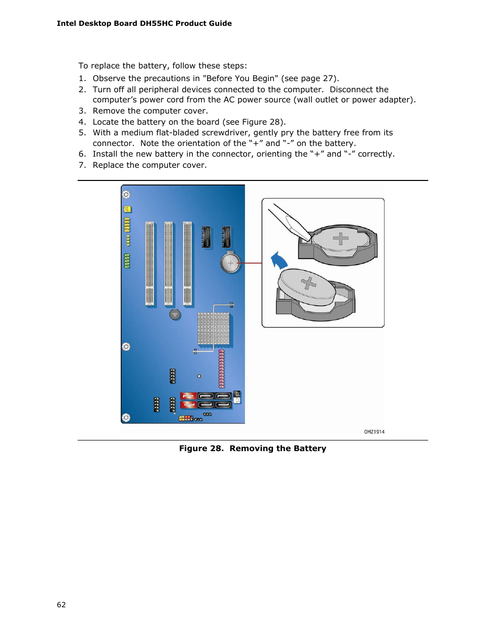 Intel DH55HC User Manual | Page 62 / 82