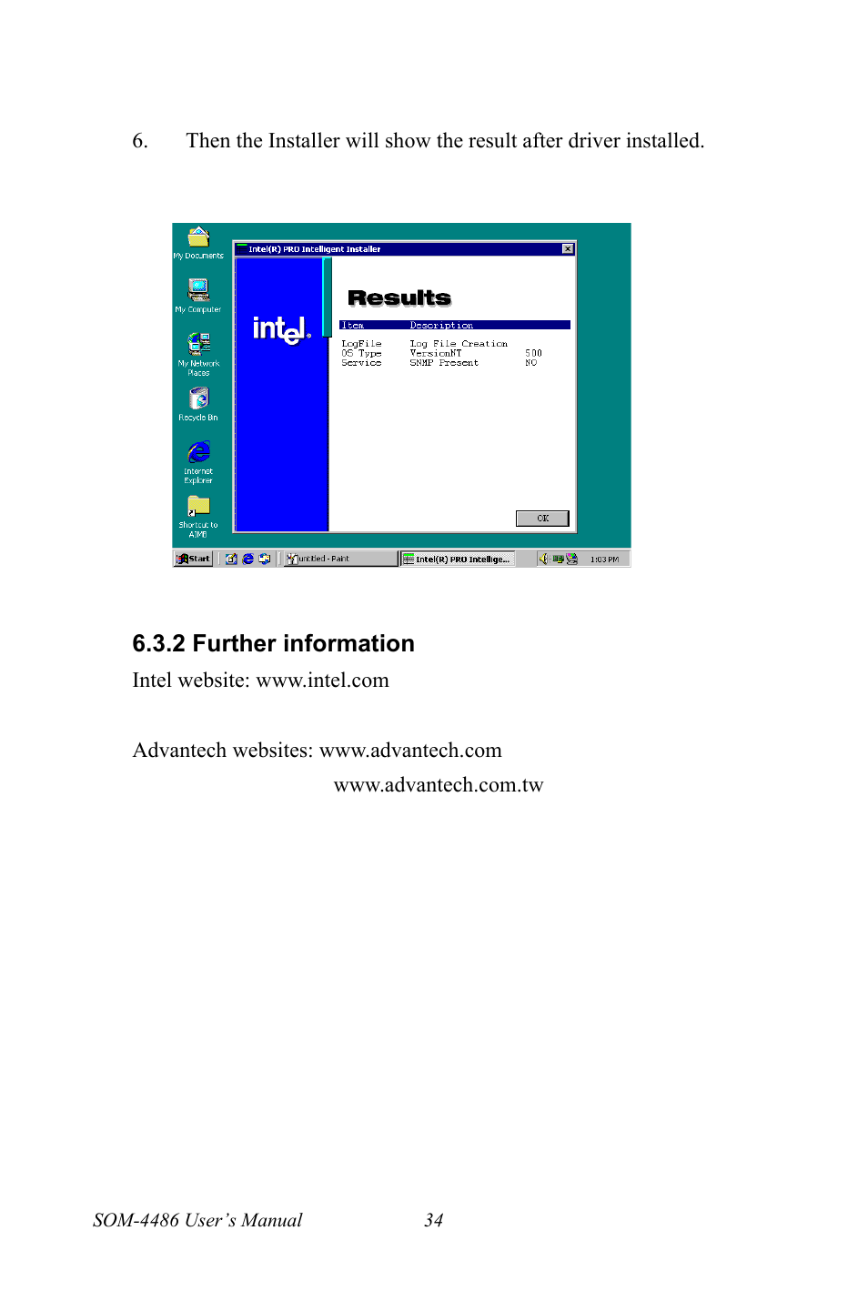 2 further information, Further information | Intel SOM-4486 User Manual | Page 40 / 50