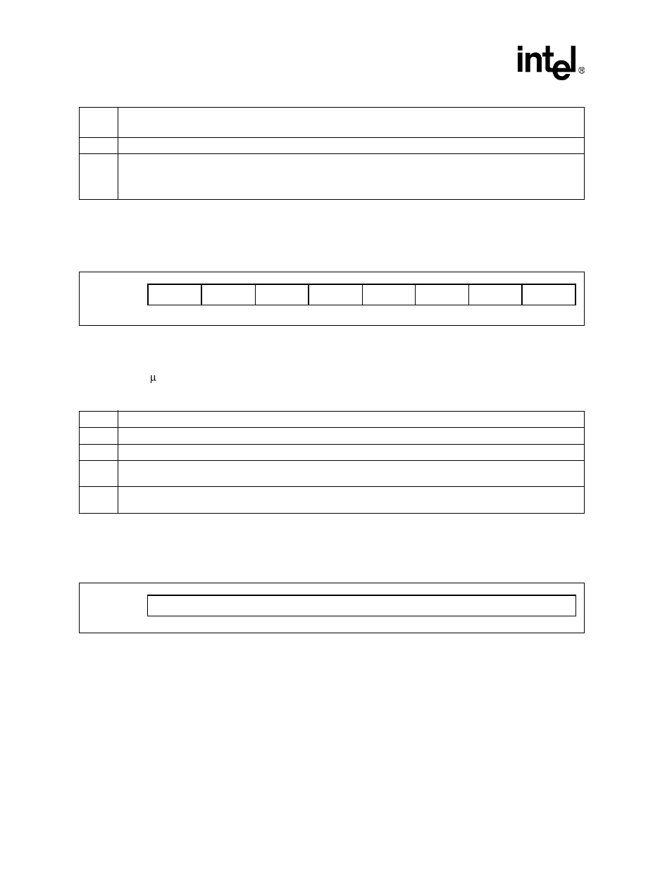 8 interrupt enable register (ier), Figure 21. interrupt enable register (ier), 9 transmitter holding register (thr) | Figure 22. transmitter holding register (thr), Interrupt enable register (ier), Transmitter holding register (thr) | Intel 537EX User Manual | Page 100 / 104