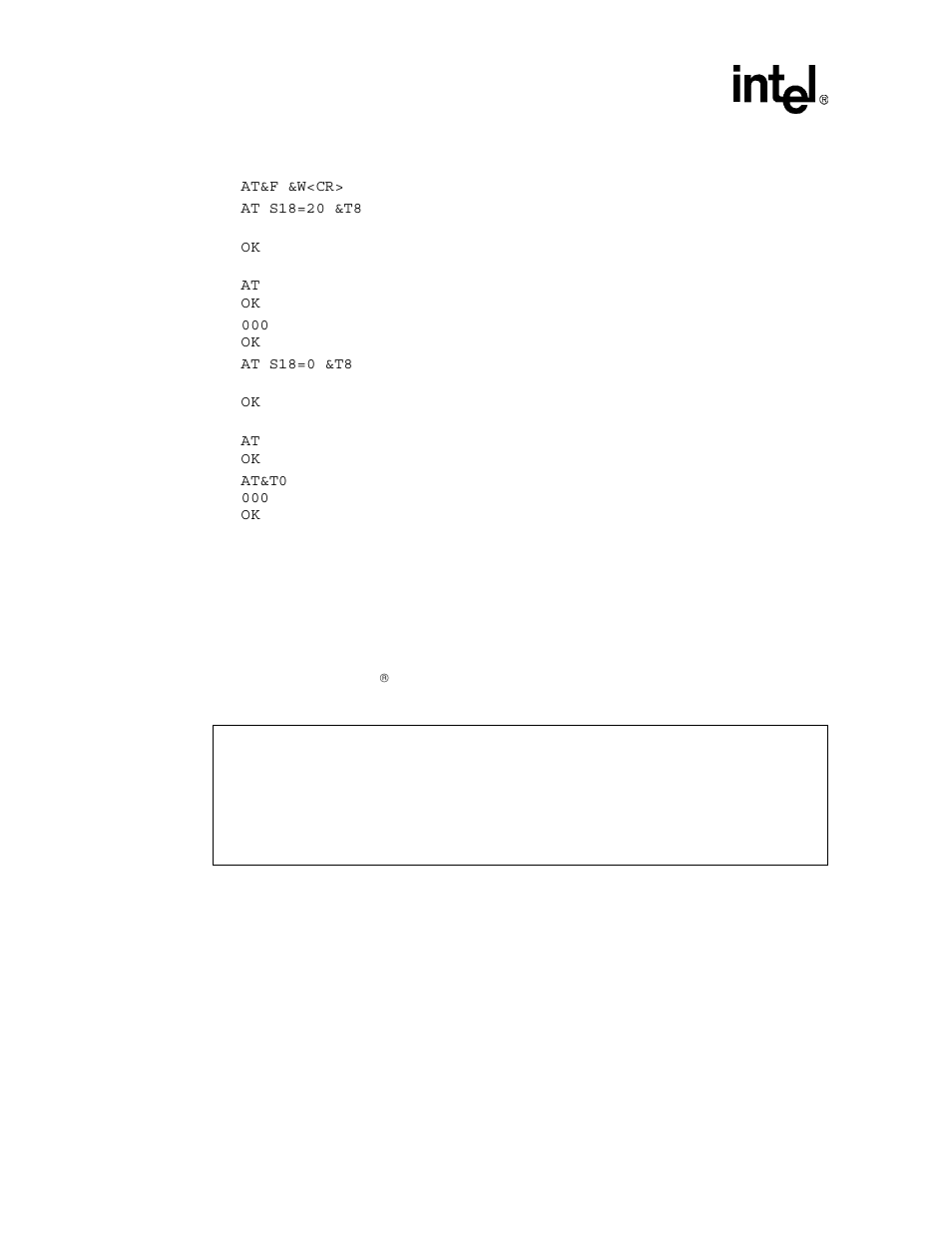 10 at escape sequences, 1 time-independent escape sequence, Section 3.10, “at escape | Intel 537EX User Manual | Page 38 / 104