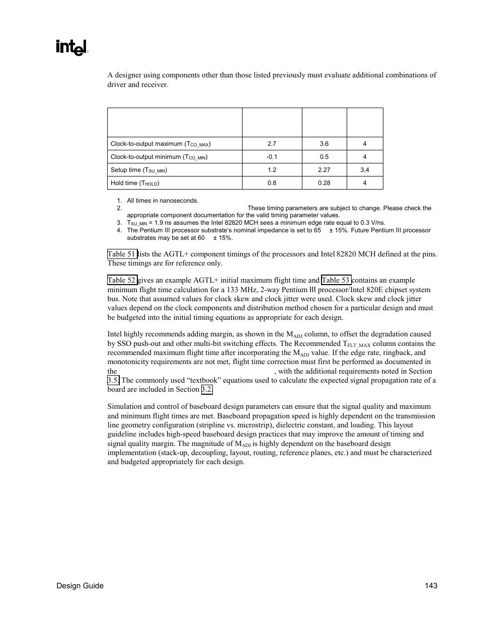Intel CHIPSET 820E User Manual | Page 143 / 239