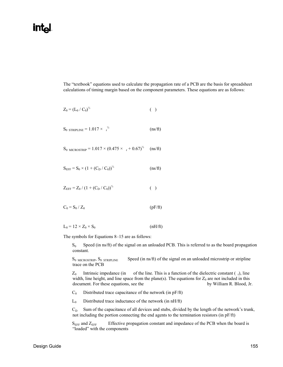 More details and insight, Textbook timing equations, 4 co | 4 ex | Intel CHIPSET 820E User Manual | Page 155 / 239