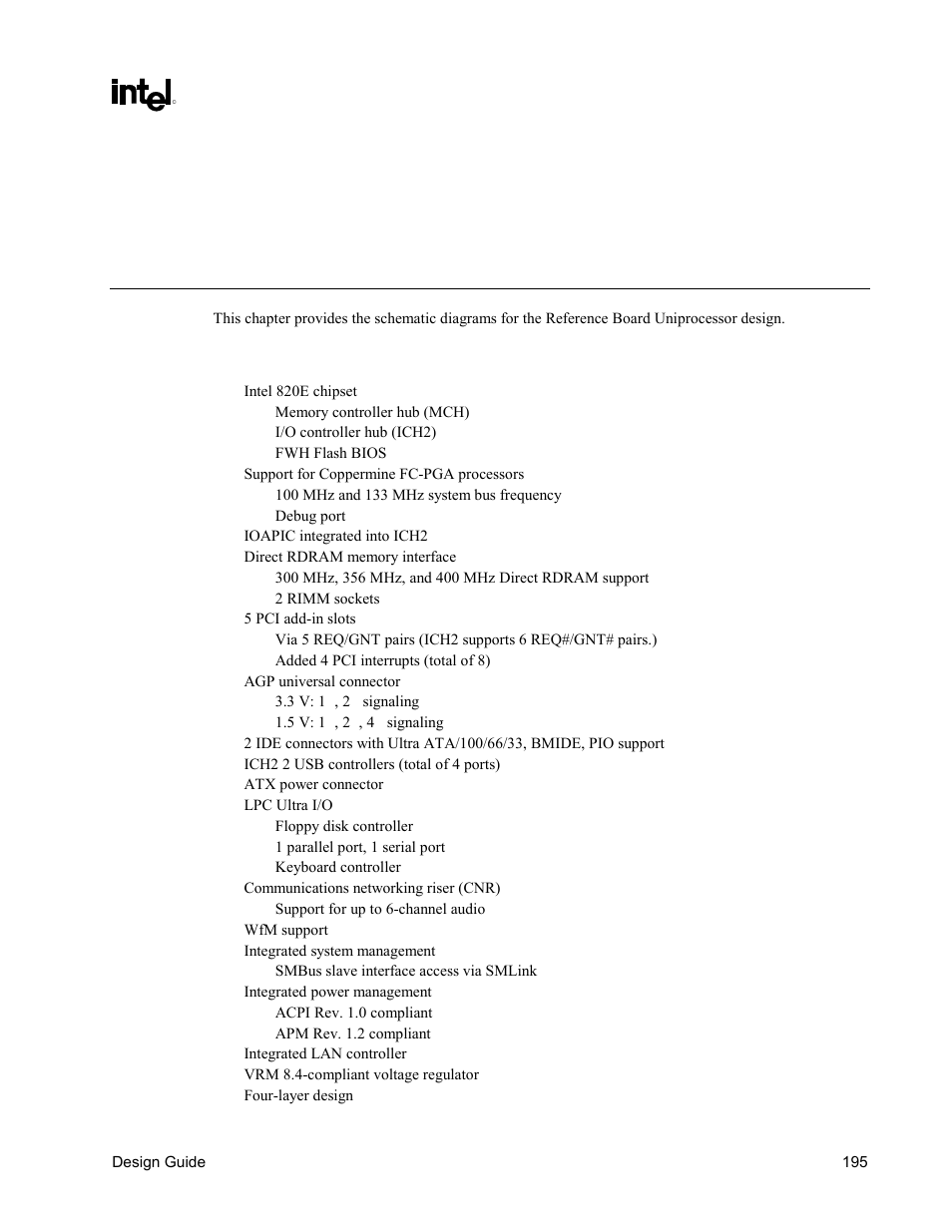 Intel CHIPSET 820E User Manual | Page 195 / 239