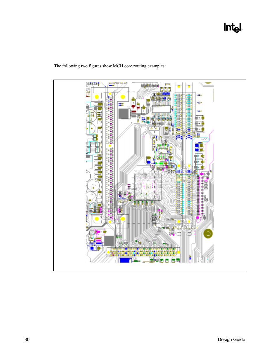 Core chipset routing recommendations | Intel CHIPSET 820E User Manual | Page 30 / 239