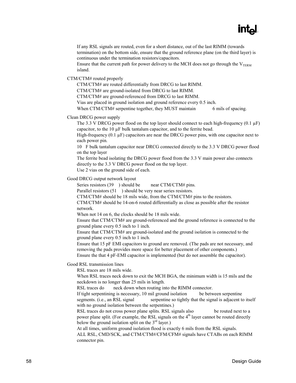 Intel CHIPSET 820E User Manual | Page 58 / 239