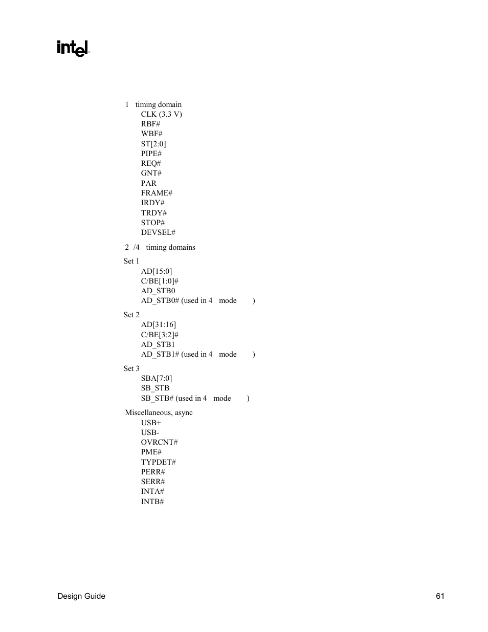 Intel CHIPSET 820E User Manual | Page 61 / 239