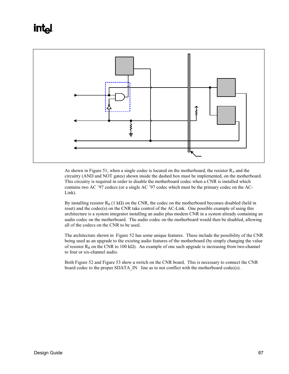 Figure 51, Cnr board motherboard, Cnr connector | Intel CHIPSET 820E User Manual | Page 87 / 239