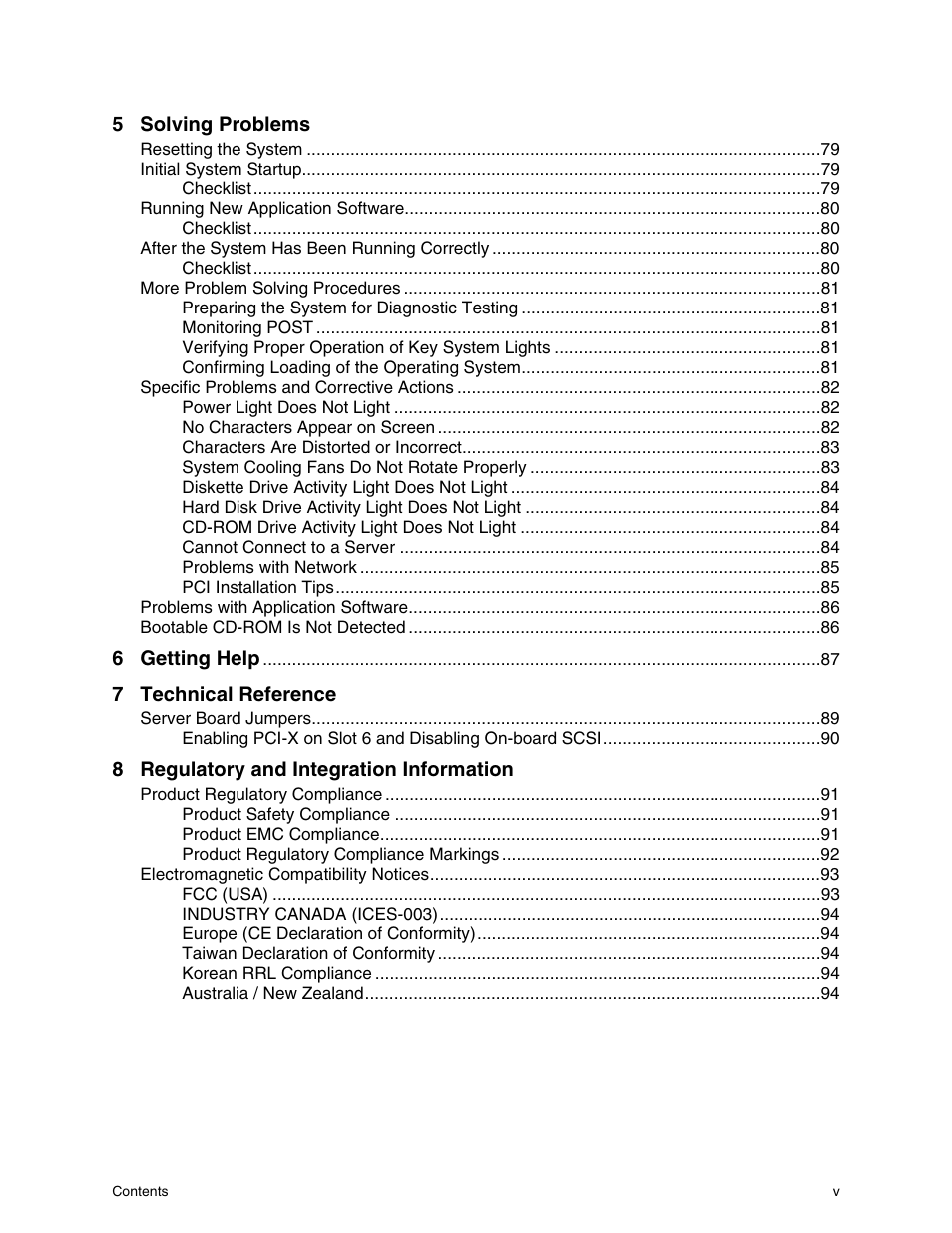 Intel SHG2 User Manual | Page 5 / 100