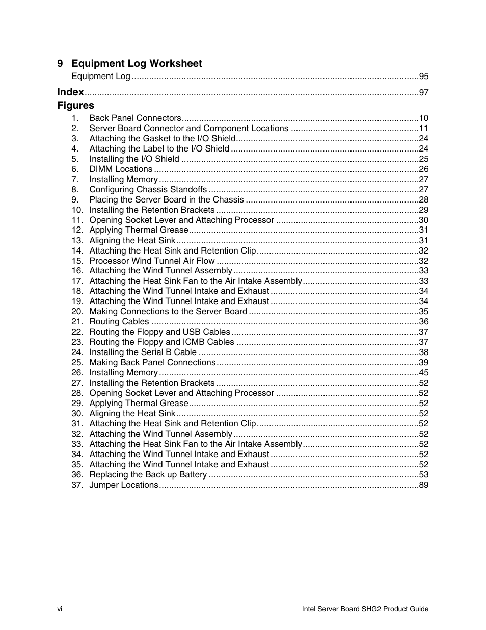 Intel SHG2 User Manual | Page 6 / 100
