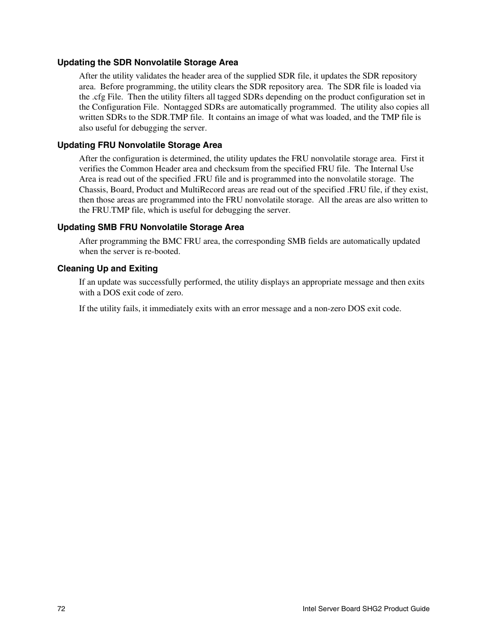 Intel SHG2 User Manual | Page 72 / 100