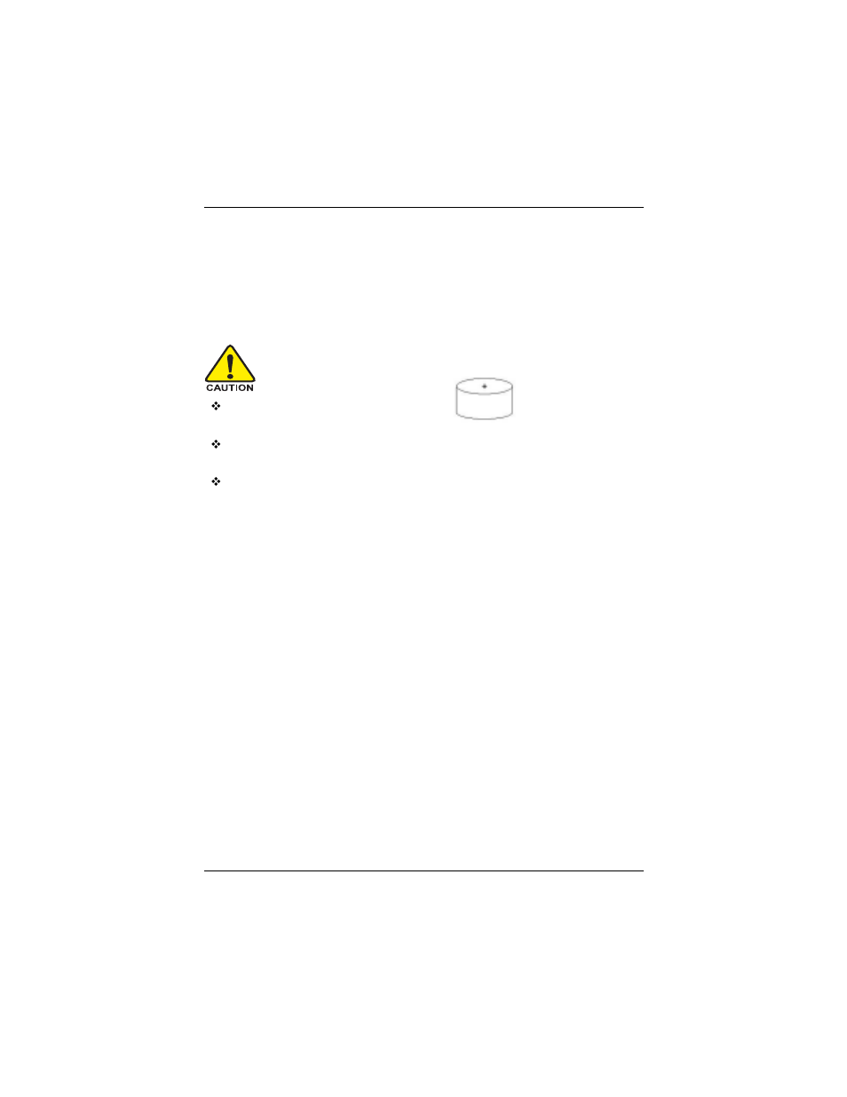 Caution | Intel GS-SR168 User Manual | Page 7 / 52