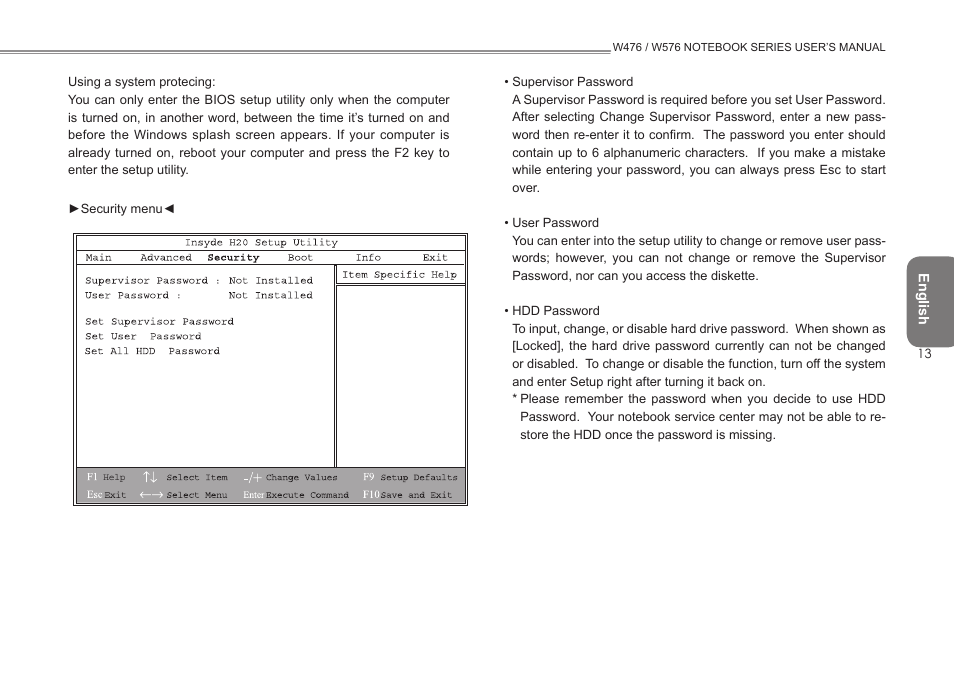 Intel W476 User Manual | Page 20 / 36