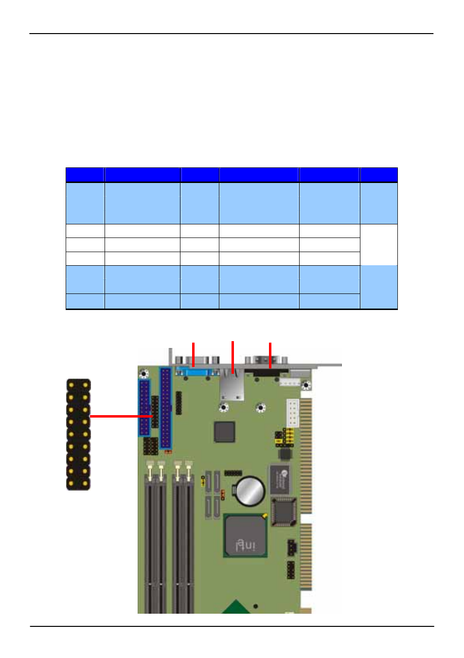 8 <lan interface | Intel FS-979 User Manual | Page 21 / 52