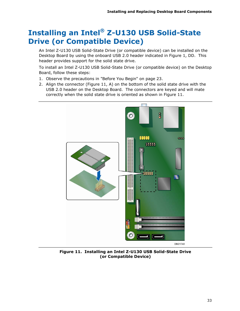 Installing an intel | Intel D510MO User Manual | Page 33 / 66