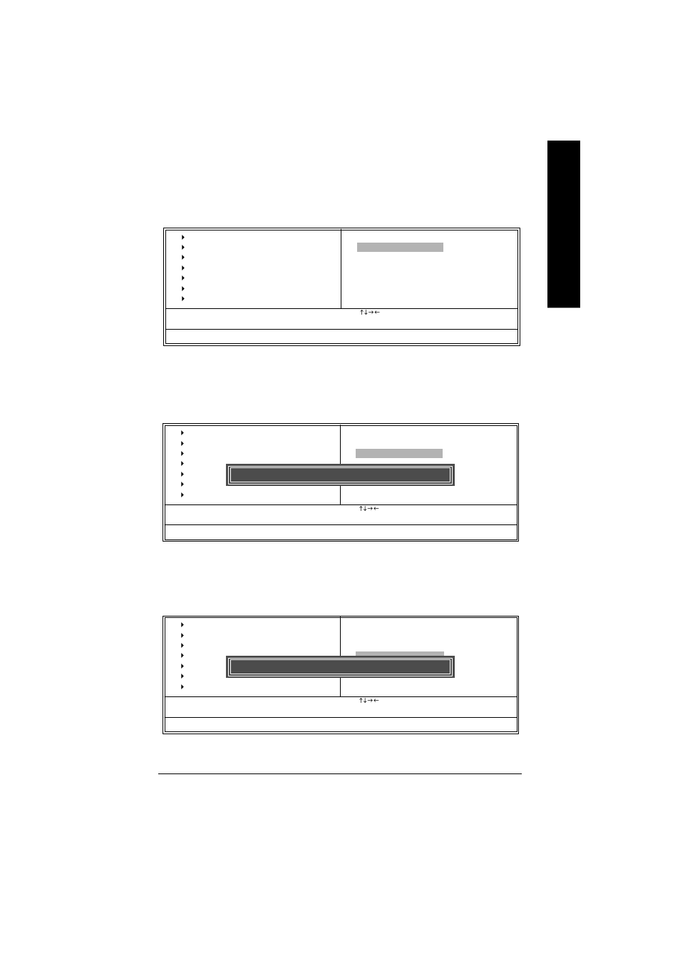 English load fail-safe defaults, Load fail-safe defaults, Set supervisor/user password | Load optimized defaults | Intel 8S661FXM-RZ User Manual | Page 35 / 40