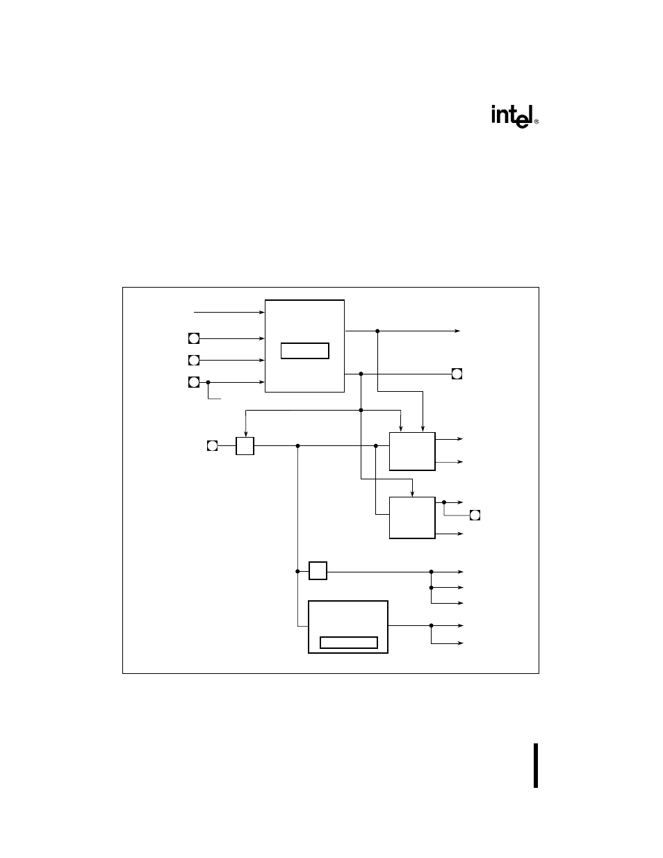 Figure 81. clock and power management unit connec, Figure 8-1), Figure 8-1 | Intel 386 User Manual | Page 183 / 691