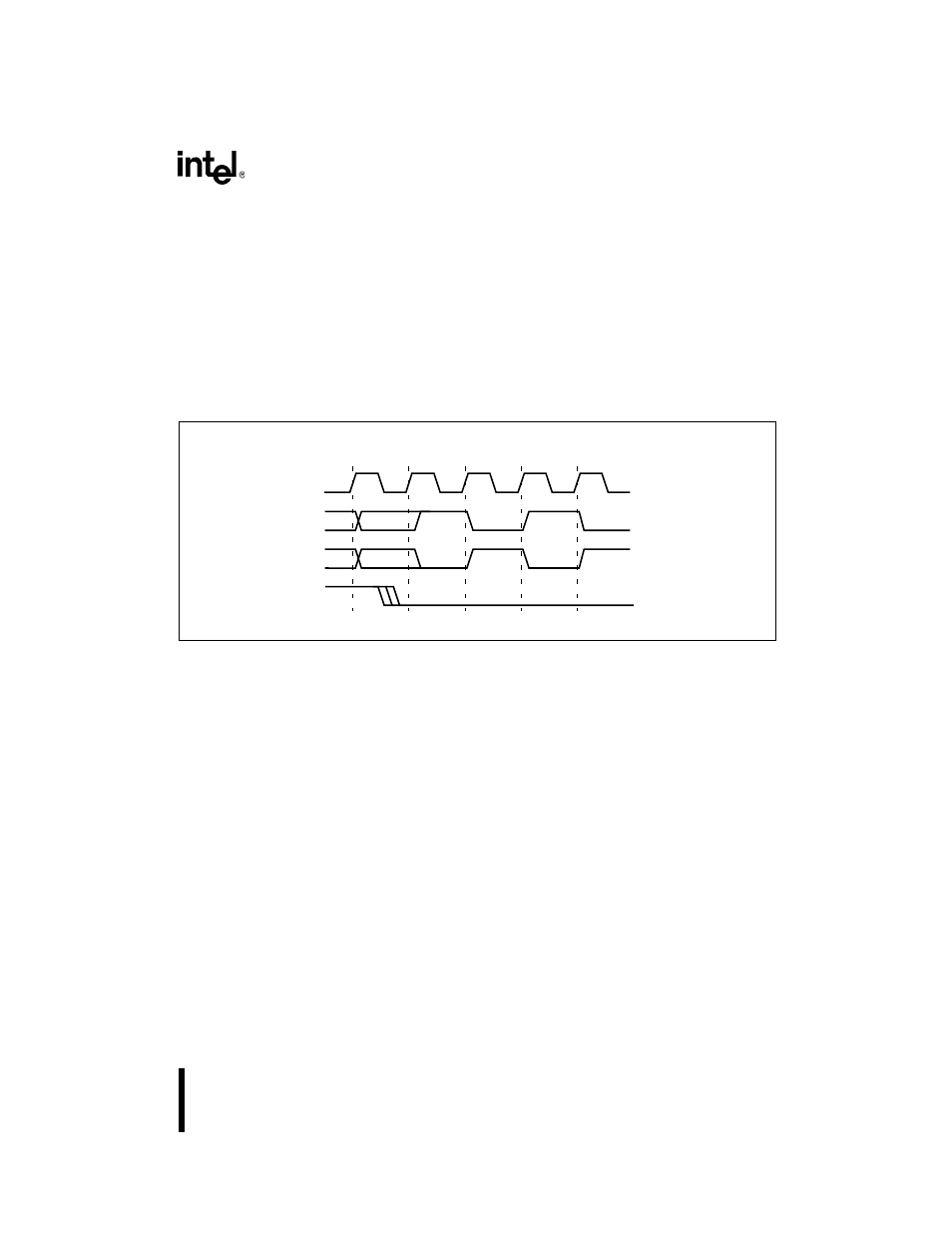 2 power management logic, Figure 82. clock synchronization, Figure 8-2 | Intel 386 User Manual | Page 184 / 691