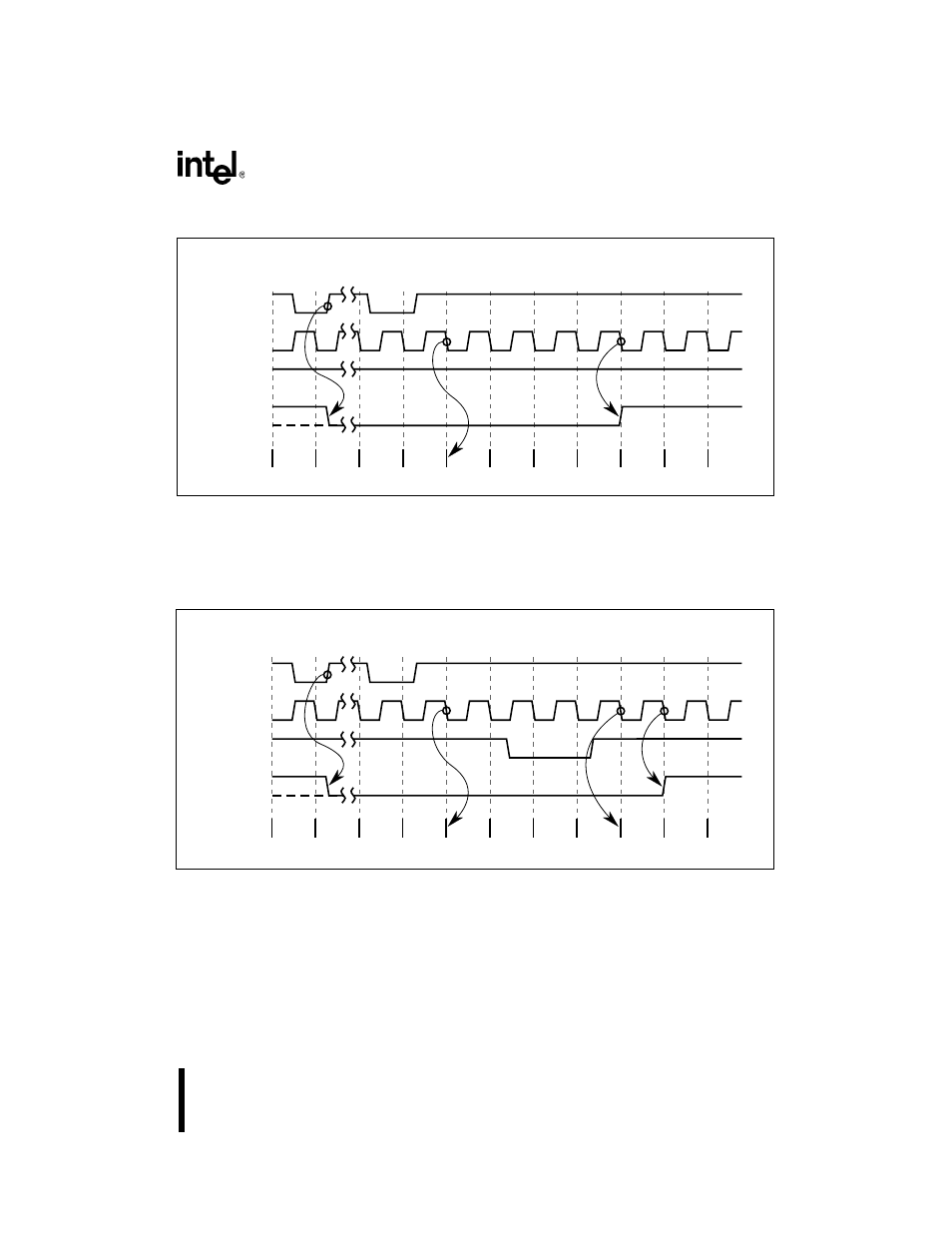 Figure 102. mode 0 – basic operation, Figure 103. mode 0 – disabling the count | Intel 386 User Manual | Page 250 / 691