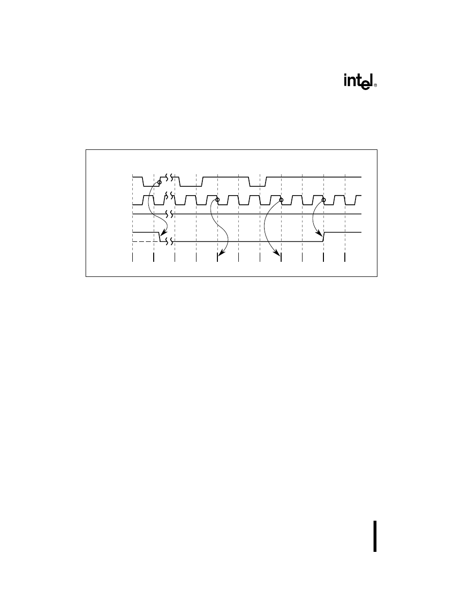 2 mode 1 – hardware retriggerable one-shot, Figure 104. mode 0 – writing a new count | Intel 386 User Manual | Page 251 / 691