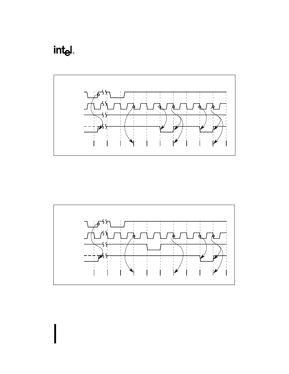 Figure 108. mode 2 – basic operation, Figure 109. mode 2 – disabling the count | Intel 386 User Manual | Page 254 / 691