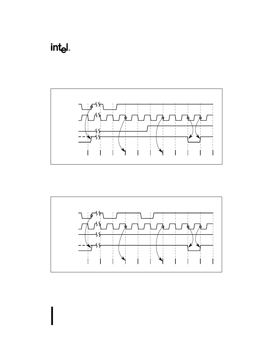 Figure 1017. mode 4 – disabling the count, Figure 1018. mode 4 – writing a new count | Intel 386 User Manual | Page 260 / 691