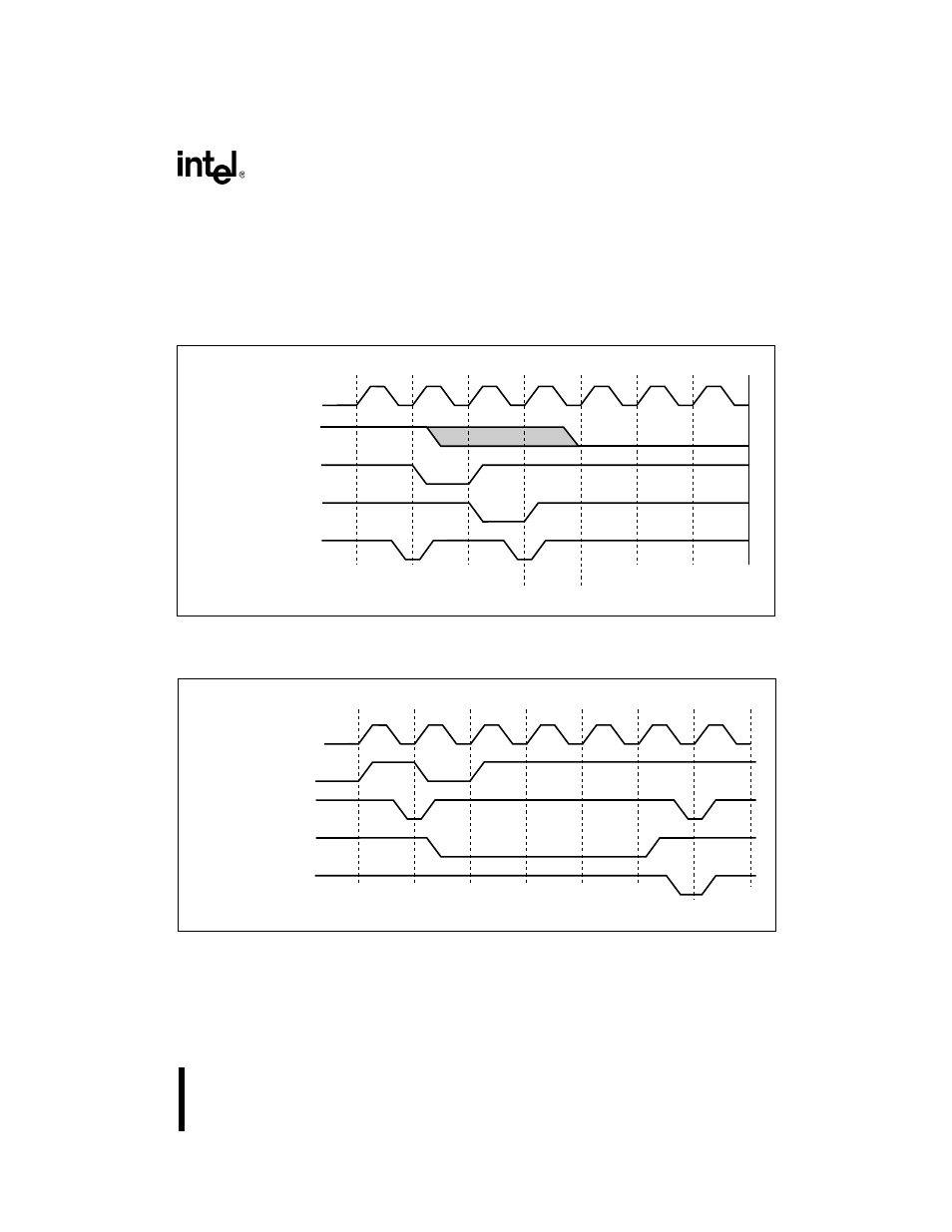 Figure 126. buffer transfer ended by an expired b, Figure 127. buffer transfer ended by the eop# inp, Figure 12-6) | Figure 12-7 | Intel 386 User Manual | Page 346 / 691