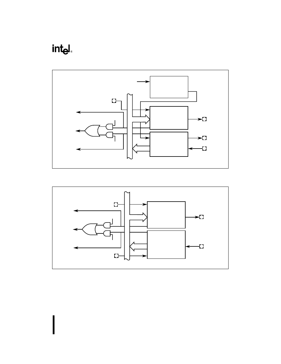 Figure 133. transmitter in slave mode, receiver i, Figure 134. transmitter and receiver in slave mod | Intel 386 User Manual | Page 402 / 691