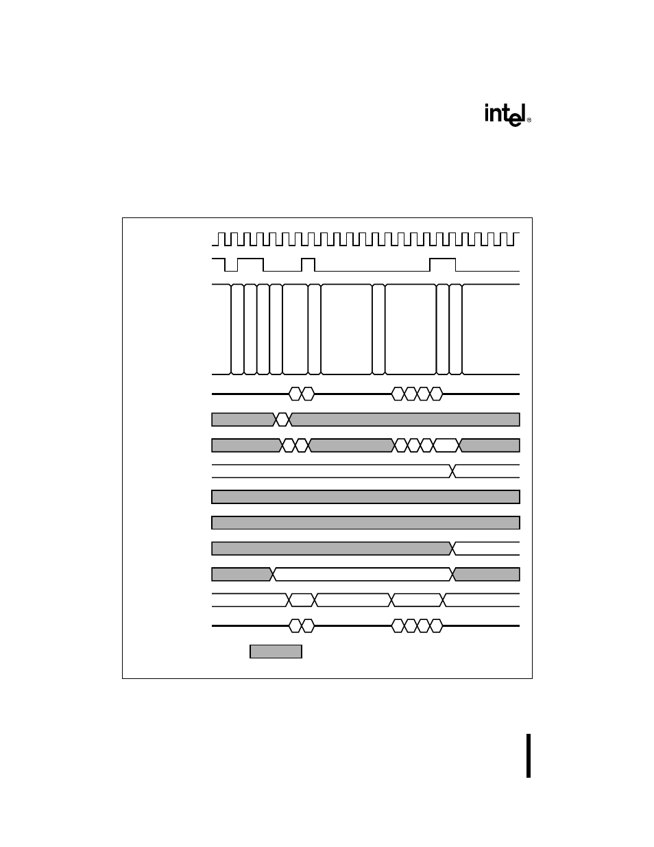 4 timing information, Figure 185. internal and external timing for load, Intel386™ ex embedded microprocessor user’s manual | Intel 386 User Manual | Page 525 / 691