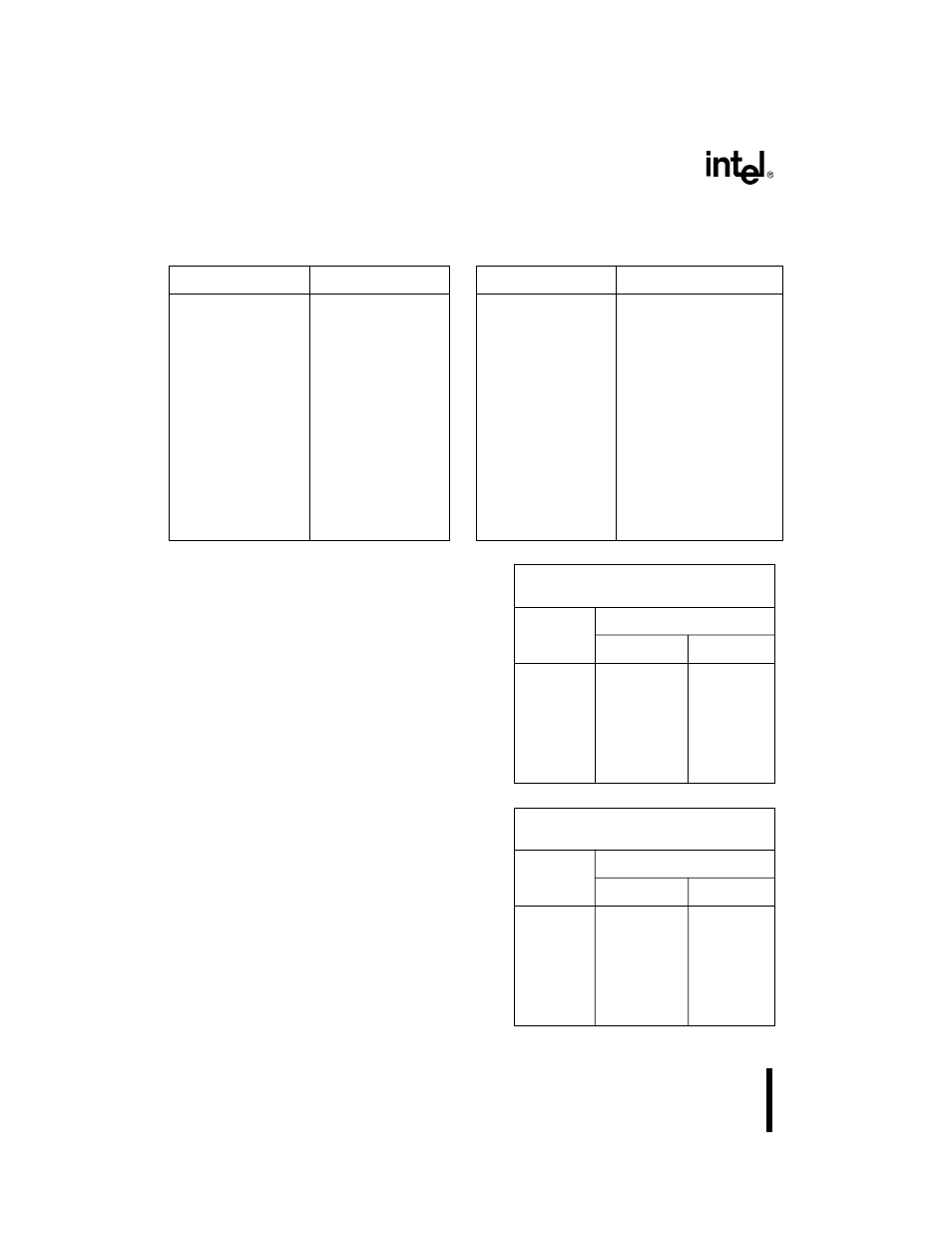 Table e8. encoding of 32-bit address mode with “m | Intel 386 User Manual | Page 665 / 691