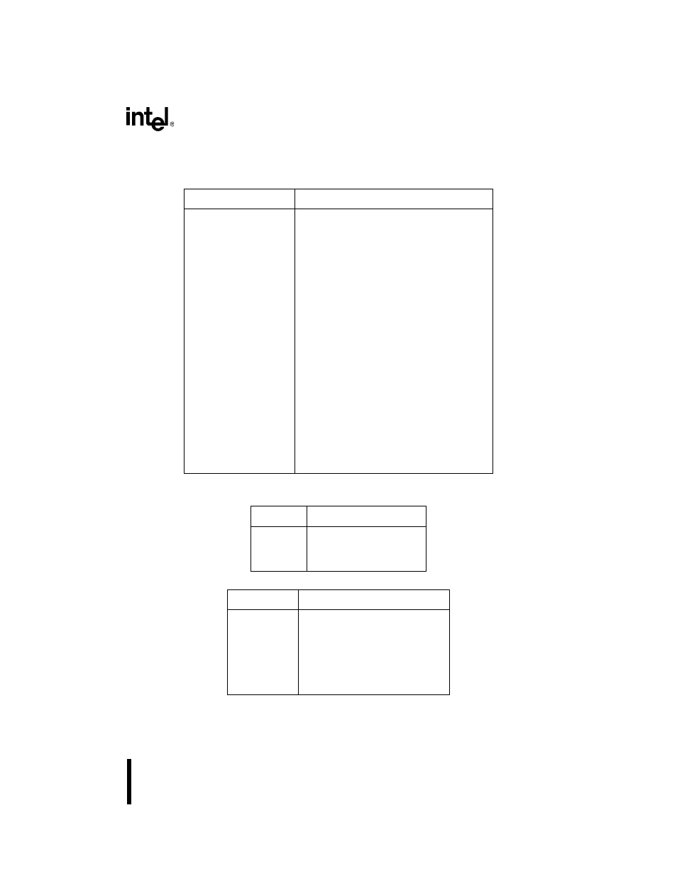 Table e9. encoding of 32-bit address mode (“mod r | Intel 386 User Manual | Page 666 / 691