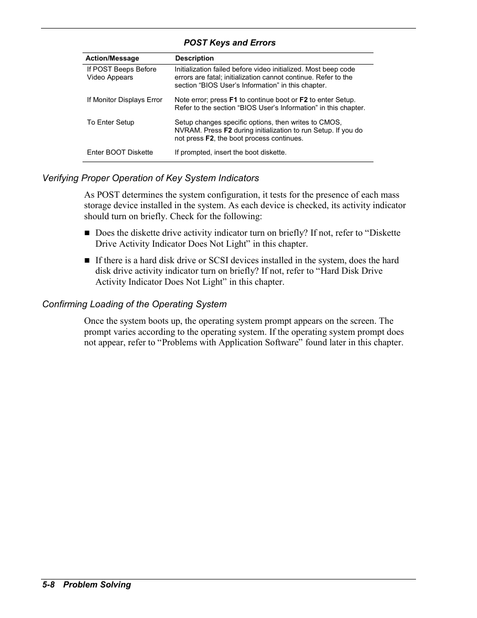 Confirming loading of the operating system | Intel Express 5800/120Ld User Manual | Page 130 / 194
