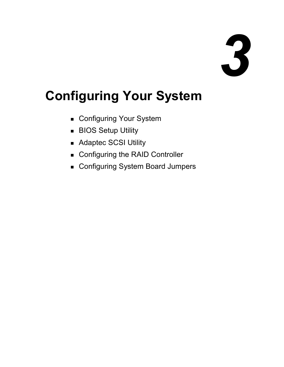 Chapter 3 configuring your system, Configuring your system | Intel Express 5800/120Ld User Manual | Page 51 / 194