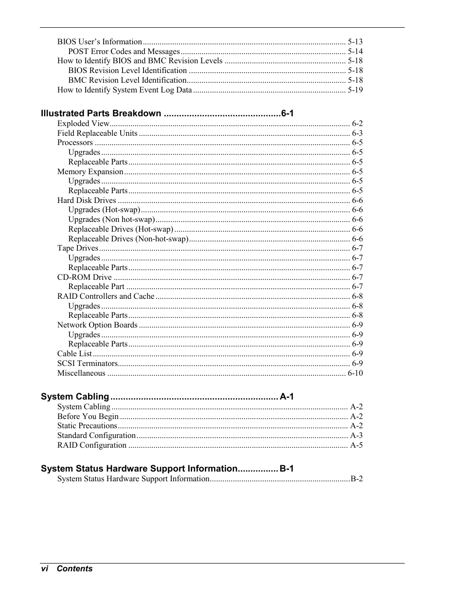 Intel Express 5800/120Ld User Manual | Page 8 / 194